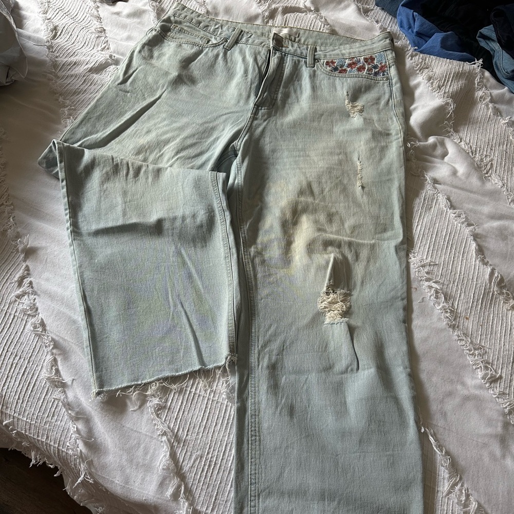 Embroidered Jeans